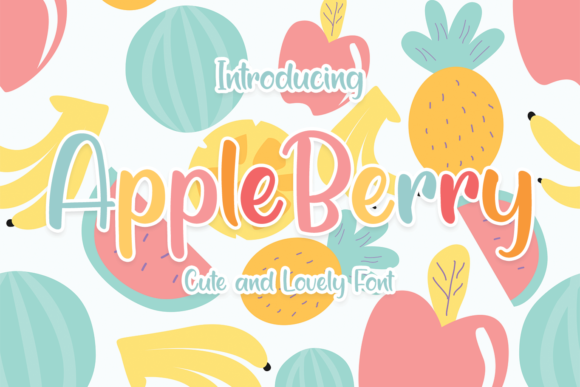 Apple Berry: The Playful Display Font for Scroll-Stopping Campaigns