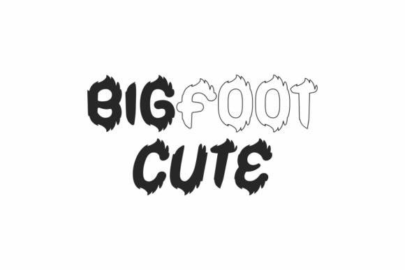 Bigfoot Cute: The Hairy Display Typeface for Scroll-Stopping Visuals