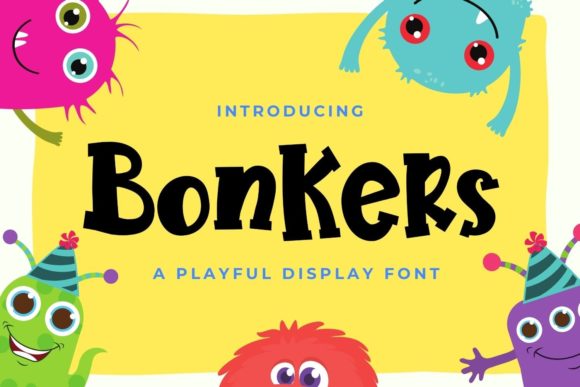 Bonkers Font for Web Design and Digital Creativity