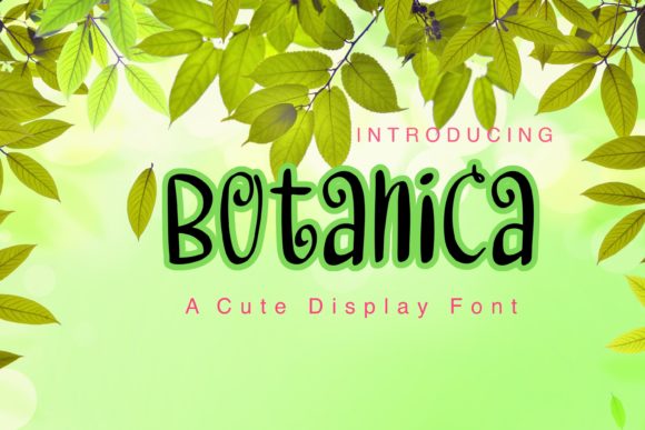 Botanica: The Whimsical Display Typeface for Scroll-Stopping Campaigns