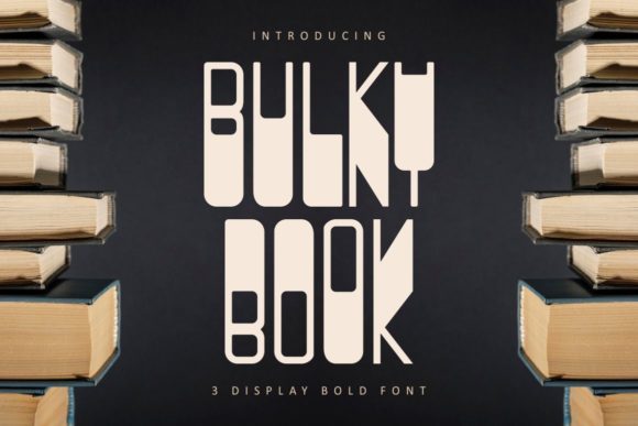 Bulky Book: The Bold Typeface for Futuristic Branding Projects