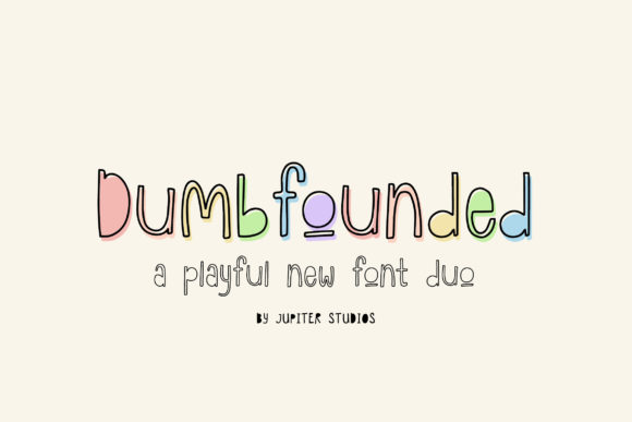 Dumbfounded Duo: The Perfect Display Font for Handmade Shop Branding