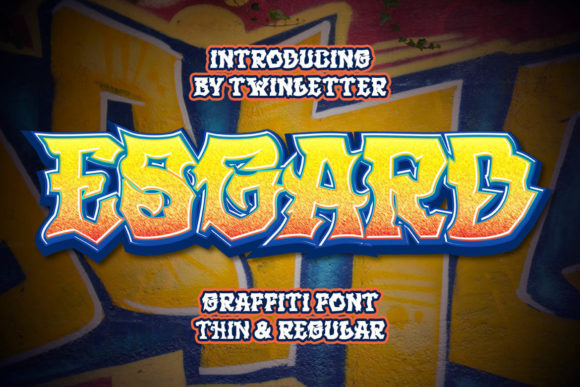 Esgard: The Graffiti Typeface That Stops Scrolling
