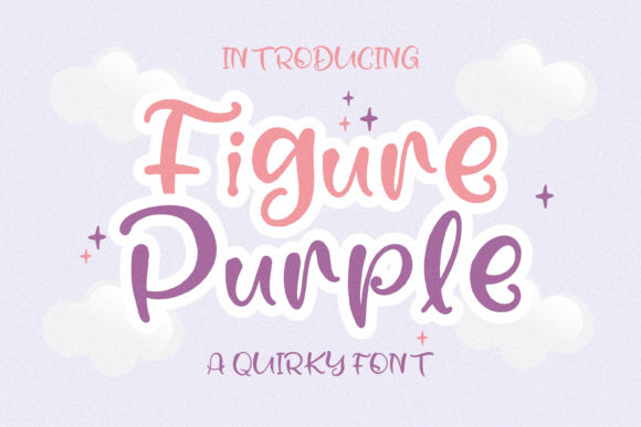 Figure Purple: The Quirky Premium Font for Bold Branding Projects