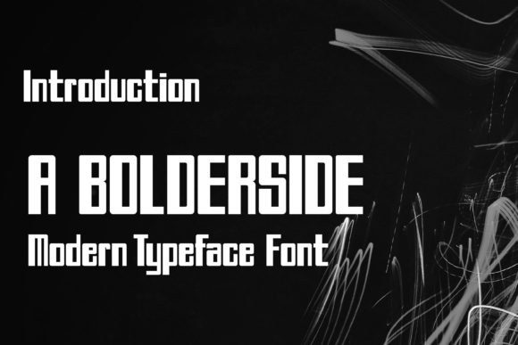 First Look: A Bolderside as a Display Font for Real Brand Work