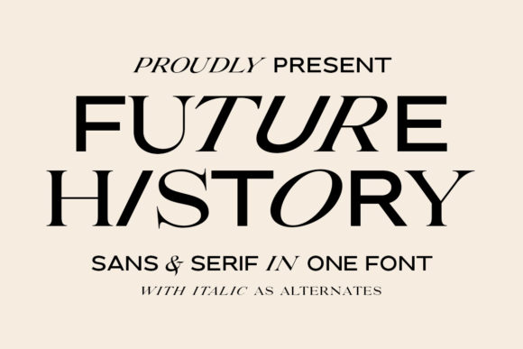 Future History: A Bold Typeface for High-Impact Campaigns