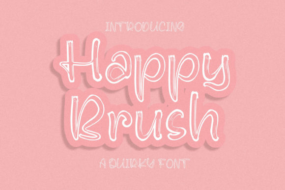 Happy Brush: A Quirky Premium Font for Bold Branding