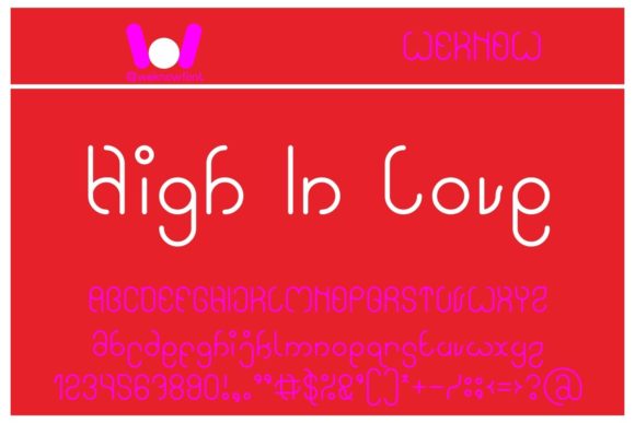 High in Love Font for Business Branding