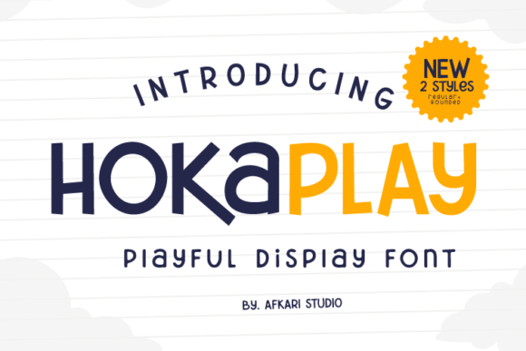 Hokaplay: The Playful Display Typeface for Modern Editorial Design