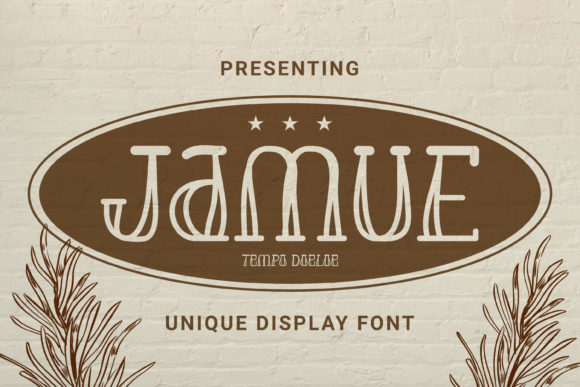 Jamue: The Display Font That Gives Your Brand a Relaxed, Memorable Vibe