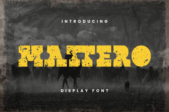 Mattero: The Bold Display Typeface for Striking Web Design