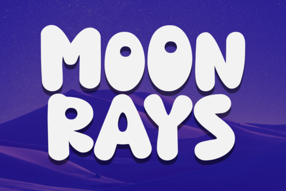 Moon Rays: The Perfect Display Font for Small Business Branding