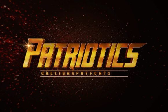 Patriotics: The Bold Display Font That Elevates Brand Identity