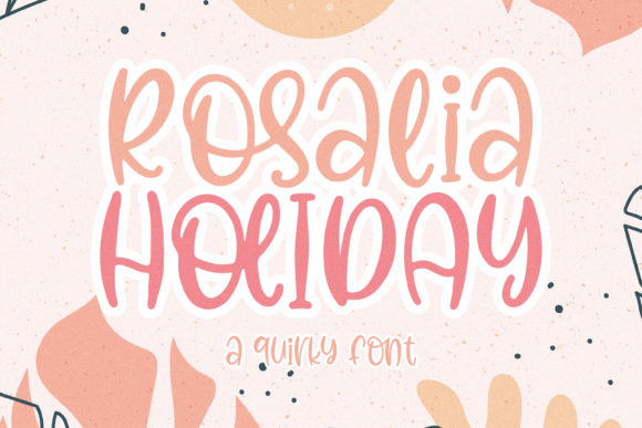 Rosalia Holiday: A Premium Display Typeface for Editorial Design