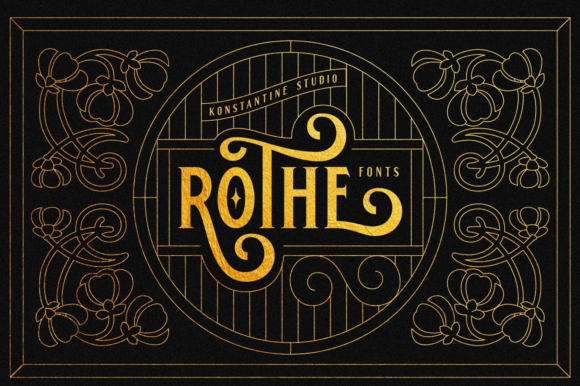 Rothe: The Bold Display Font That Elevates Handmade Crafts