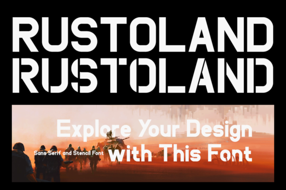 Rustoland: The Bold Display Typeface for Scroll-Stopping Campaigns