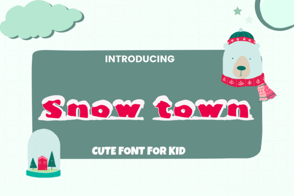 Snow Town: The Perfect Display Typeface for Holiday Campaigns