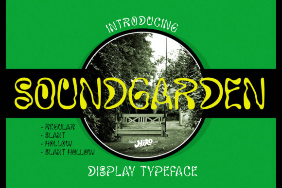 Soundgarden Typeface: A Creative Font for Bold Brand Identity