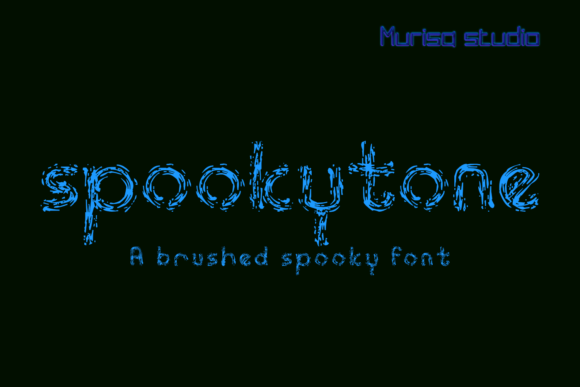 Spookytone: The Creepy Display Typeface for Memorable Branding