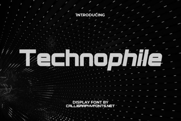 Technophile: A Bold Display Typeface for Modern Web Design