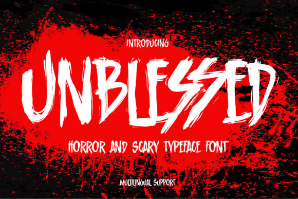 Unblessed: The Dark Display Font That Elevates Your Campaigns