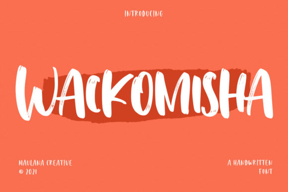Wackomisha: The Creative Display Font for Bold Branding