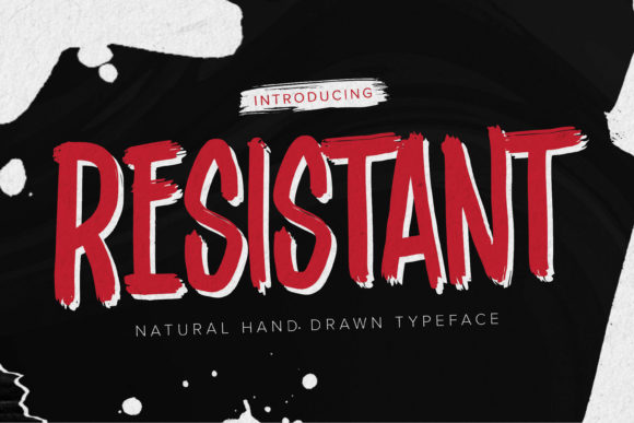 Why Resistant Is the Perfect Brushed Display Font for Your Next Brand Identity