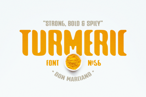 Why Turmeric Spicy Is the Bold Display Font Your Hero Section Needs